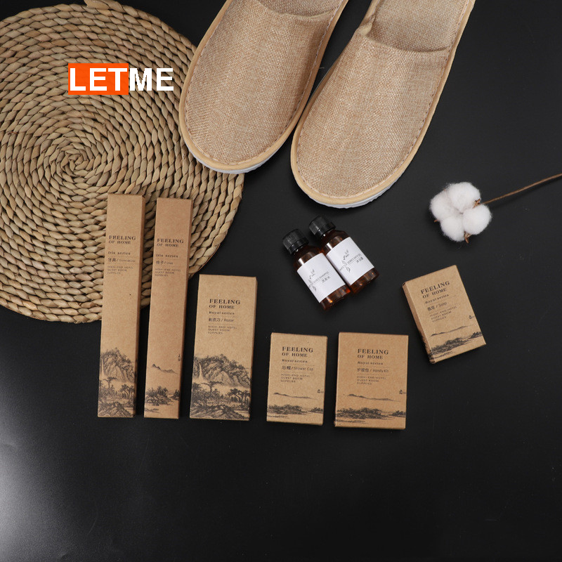 ერთჯერადი ჩუსტი სასტუმროს ამენითები